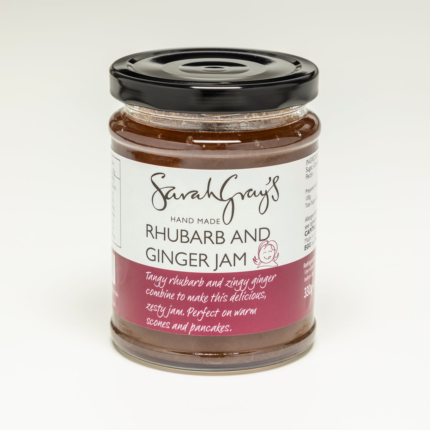 Sarah Gray's Rhubarb & Ginger Jam